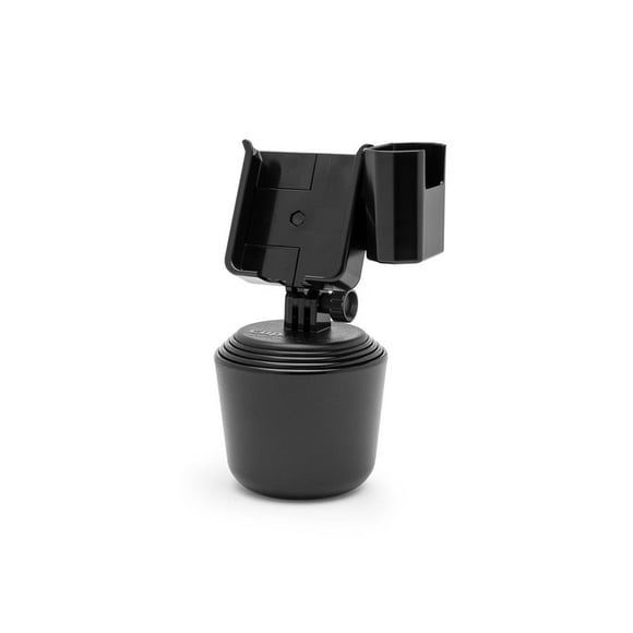 Weathertech iPod/iPhone/Smartphone Mount 8ACF9XL iPod/iPhone/Smartphone Mount; CupFone XL; 360 Degree Rotation; With Hand Sanitizer Holder; Black; With Two Black Plastic Knobs