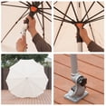 thumbnail image 6 of SORARA Patio Umbrella 7-1/2 ft. Round Aluminum Fiberglass Rib Umbrella Outdoor Push Button Tilt with Carry Bag, 6 of 9