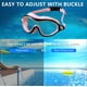 thumbnail image 4 of Gafas de natación impermeables para adultos con montura grande y lentes de policarbonato con revestimiento antivaho y ajuste de silicona para mayor comodidad y entrenamiento., 4 of 6