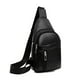 thumbnail image 4 of Mochila cruzada, bolso de pecho, mochila de senderismo, bolsa multiusos con correa, orificio para auriculares, plegable, portátil, nailon resistente, para viajes, para gimnasio,topliu, 4 of 8