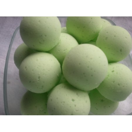 14 COCONUT LIME VERBENA Bath Bomb Fizzies with Shea Butter (Ultra Moisturizing) 1 Oz Each great for dry skin (Coconut Lime