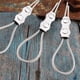 thumbnail image 2 of Bridas para Cables de Acero, Clips para Cuerda, Clips Dúplex, Bridas para Cables Dobles M3, Bridas para Cables de Acero Inoxidable M3 para Fijación de Toldos de Tendedero, 4 Piezas ER, 2 of 4