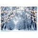 thumbnail image 1 of Fondo de fotografía de invierno con nieve de 210 x 150 cm, copos de nieve, árbol de Navidad, purpurina blanca, D, 1 of 8