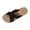 Black, variant on Women's Sandals Casual Walking Open Toe Slip on Flat Slippers Comfortable Non-slip Summer Vacation Outdoor Beach Slides Sandals Beige 36