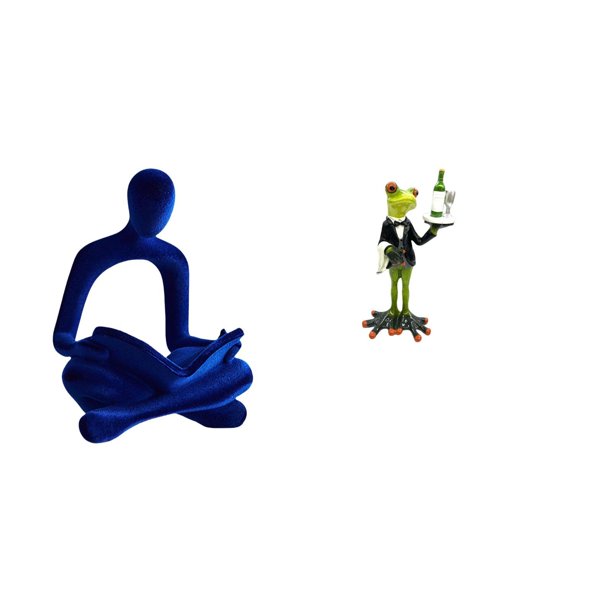 Figura de pensador abstracto,Estatua de pensador abstracto,decoración para el hogar,Figura humana decorativa para oficina,coleccionable,Figura de escritorio,Estatua de rana