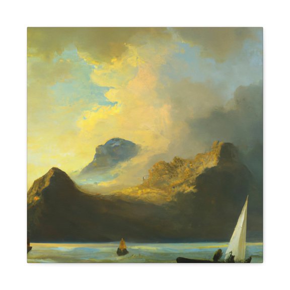Dinghy at Dawning Light - Canvas