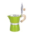 thumbnail image 4 of Coffee Maker Pot, Moka Pot High-quality Aluminum Alloy  For Office For Home Green, 4 of 8