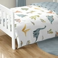 thumbnail image 6 of Sweet Jojo Designs Watercolor Dinosaur Dino Boy Toddler Bed Comforter Bedding Set 5 Piece, 6 of 6