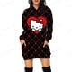 thumbnail image 3 of Sudadera con capucha estampada de HELLO KITTY para mujer, sudaderas casuales de manga larga, suéteres básicos sueltos de calle de otoño 2023, sudaderas con capucha, vestido, 3 of 5