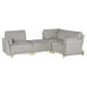 thumbnail image 3 of Sala Modular Makora Morelli Memory Foam Gris Claro Chenille De 4 módulos, 3 of 9