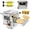 Black, variant on Vakiorn Commercial Tortilla Maker Electric Automatic 2 Molds 4in 6in Non Stick 1500 2000 pcs h for Mexico Chapatti Roti Pita Gold