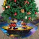 thumbnail image 3 of Falda para árbol de Navidad de Mickey Mouse, suave y divertida, decoración navideña navideña de granja de 30", 3 of 4