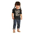 thumbnail image 3 of Fall Pumpkin Obsessed Jesus Blessed Youth T Shirt Tee Girls Infant Toddler Brisco Brands 3T, 3 of 4