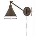 thumbnail image 2 of 3690OB Hinkley Lighting Arti - 1 Light Small Wall Sconce in Transitional Style - 7.75 Inches Wide by 10.25 Inches High-Olde Bronze Finish-Olde Bronze, 2 of 14