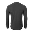 thumbnail image 6 of ZIMEGO Mens Long Sleeve Casual Thermal Button Henley, 6 of 6