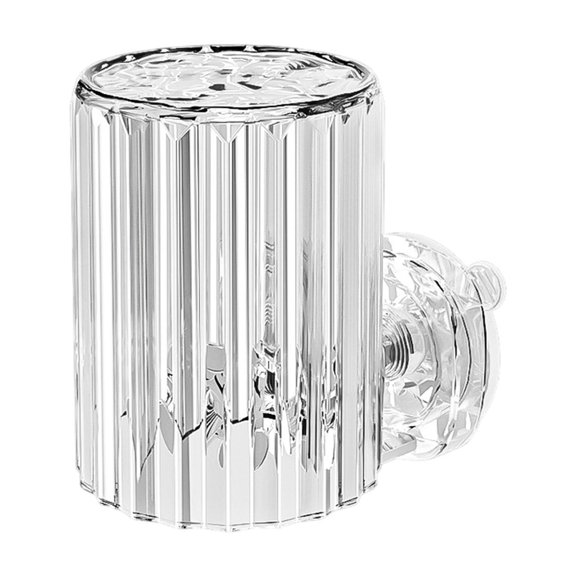 YFTDEY Toothbrush Holder Set, Wall Mounted Storage Rack, Suction Cup Design, Space Saving Organizer, Bathroom Essentials for Toothbrush and Cup, Easy Installation, Durable and Stylish