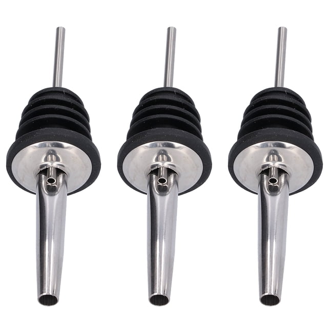 Vertedor De Botellas, Vertedores De Botellas De Licor Acero Inoxidable + Caucho Anillo De Sellado De Caucho Conveniente Y Práctico Fácil De Limpiar Para Bares Para Restaurantes ANGGREK Otros