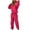 Pink, variant on Honeeladyy Women's Casual Color Long Sleeved Hoodie Trousers Sweatershirt Sports Suit