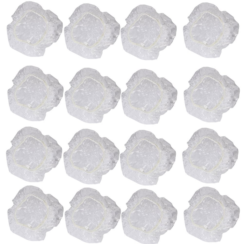 amyjazz 100Pcs Disposable Shower Ear Covers Water Protector Clear 