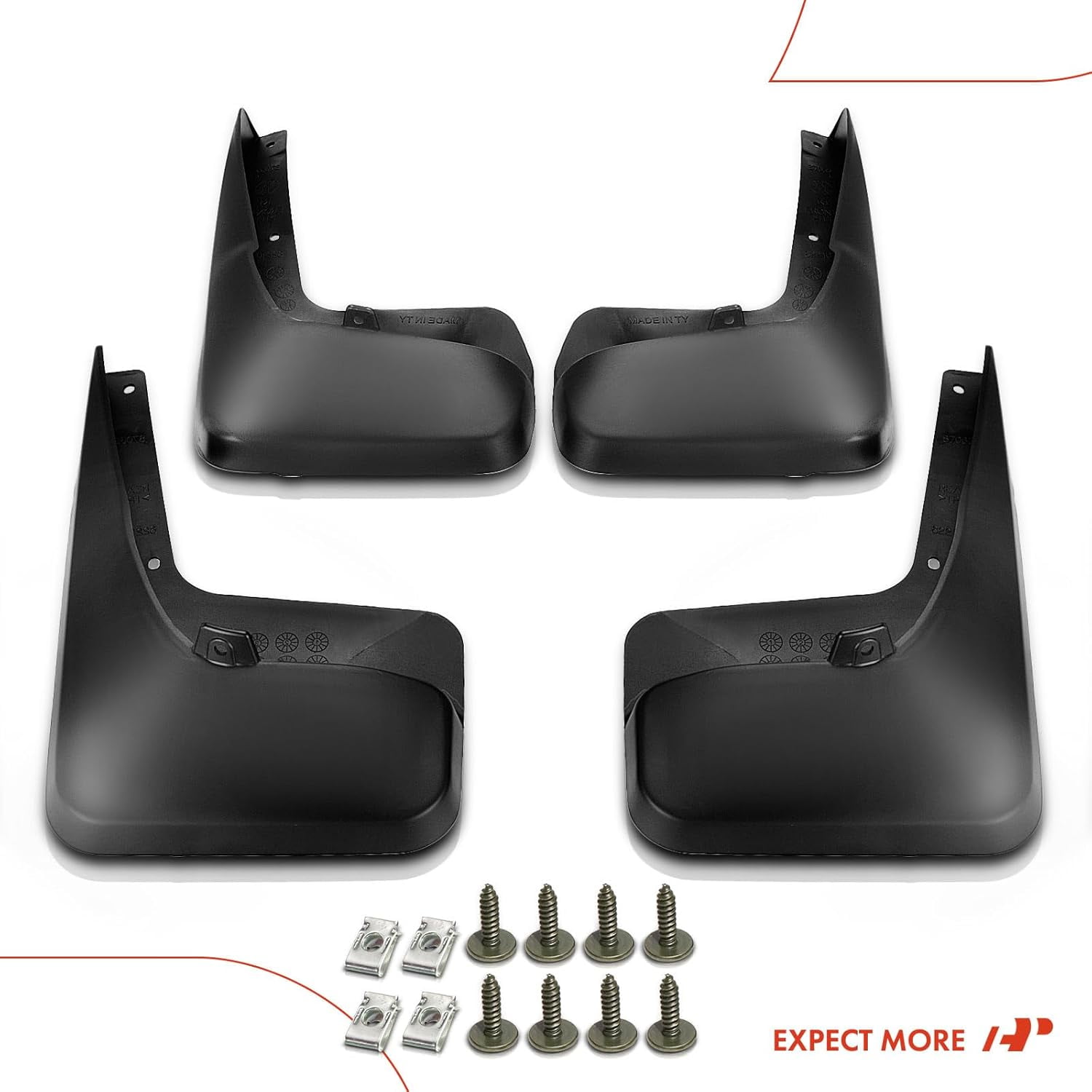 A-Premium Splash Guard Mud Flaps Replacement for Town & Country 2011-2016 without Running Boards 4-PC Set