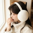 thumbnail image 4 of Winter Ear muffs Faux Fur Warm Earmuffs Cute Foldable Outdoor Ear Warmers For Women Girls, 4 of 8
