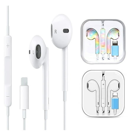 Xingbo Earphones For IPhones x XS Plus 11 12 13 Wired Headphones Earbuds White