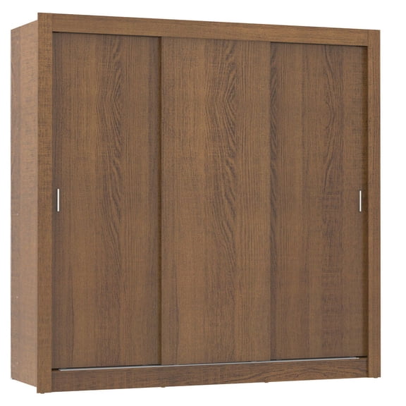 Ropero Closet Madesa Monaco 3 Puertas Corredizas Marrón Madesa 1093