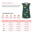 thumbnail image 3 of Fotbe Camping Vestido de Dormir para Niñas de 3 a 10 Años, Mangas Cortas, Estilo Princesa, Pijama Camisón con Mangas Voladas-Large, 3 of 6