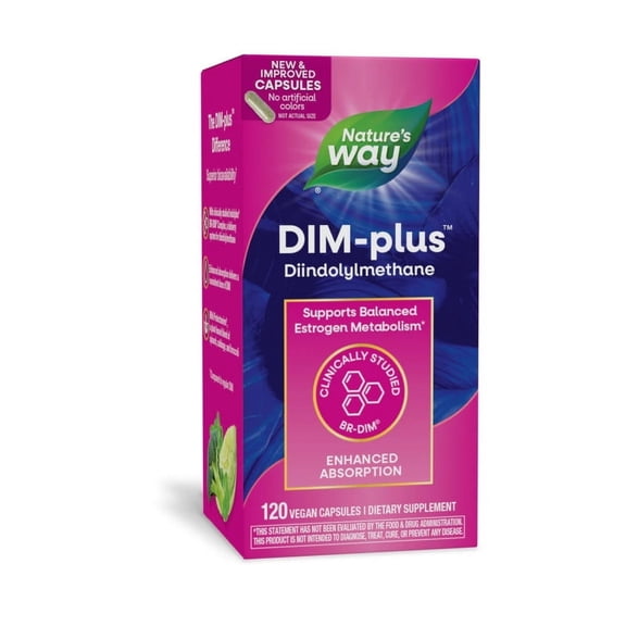 Nature's Way, Dim Plus Estrogen Metabolism Formula - 120 Capsules