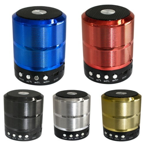 Fashion Mini Bluetooth Speakers Wireless Bass Speaker With TF USB FM Radio Hot