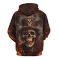 thumbnail image 2 of LAOLIUSN Soul Men's Skull Pattern 3D Print Fashion Design Hoodies Sweatshirt, S-4XL, 2 of 7