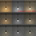 thumbnail image 4 of FSLiving Remote Control Pendant Light J-Type Track Ceiling Light w/Clear Glass Shade Dimmable and Color Changing Track Light Fixture for Gallery Kitchen Living Room Office,Track Not Included - 3 Pack, 4 of 8