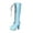 E-99 Light Blue, variant on E-99 Red Womens Lace Up Cowboy Waterproof Boots Thick Heel Winter Fall Comfortable High Shaft Boots