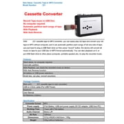 Cassette Tape Player Record Tape to MP3 Digital Converter,USB Cassette Capture