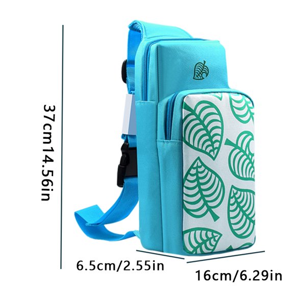 Pochette de Rangement Portable pour Jeux Sac de Rangement pour Console de Jeu Switch Sac Croisé Sac à Bandoulière