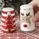 thumbnail image 5 of 2 saleros y pimenteros de cerámica para cocina, estilo navideño, tarro de especias de cerámica, 5 of 8