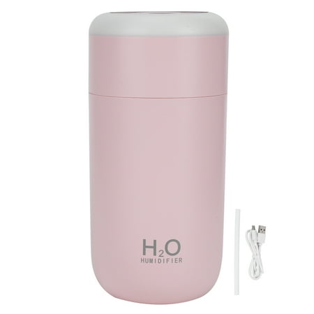 

350ml Mini Portable USB Powered Nano Humidifier Diffuser with 7 Colors Light Timing Power OffPink