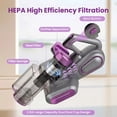 thumbnail image 4 of LSNOYRD Mattress Vacuum Cleaner, 18Kpa/30Mins Cordless Bed Vacuum with UV Light & LED Display, Handheld Vacuum for Bed, Couch & Sofa, 4 of 12