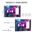 thumbnail image 3 of Game Neon Cyberpunk Style Switch Cover Decorative Wall Plate 3-Gang 2-Toggle 1-Decor Standard Size, 3 of 5