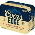 Coors Edge NonAlcoholic Beer, 12 Pack, 12 fl oz Aluminum Cans, 0.4
