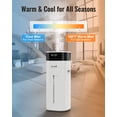 thumbnail image 4 of Large Room Humidifier, Cool & Warm Mist, 20L/5.3Gal Whole House Humidifier with Essential Oil Diffuser, Extended Tube, Covers up to 2000 Sq ft White, 4 of 8
