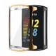 thumbnail image 5 of Mire las cubiertas protectoras de pantalla completa para el estuche Fitbit Charge 5 (oro rosa), 5 of 5
