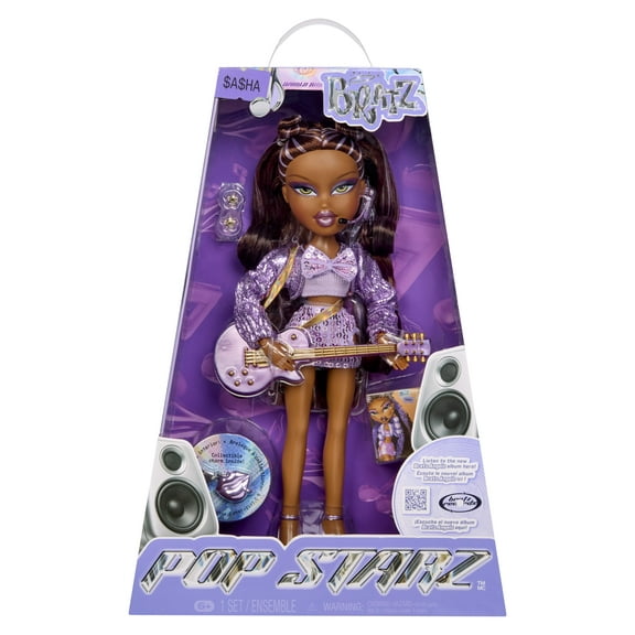 Bratz Pop Starz Sasha Fashion Doll with Accessories and Charm