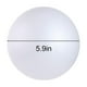 thumbnail image 5 of Pelotas de Espuma para Manualidades CCINEE 6 unidades de 15 cm de Poliestireno Blanco, 5 of 7