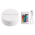 thumbnail image 1 of OUTAD Night Light Base Touch Bases Acrylic Colorful Remote Controller 3D Night Lamps Household Soft Lights Lighting Tool, 1 of 4