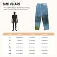 thumbnail image 3 of Fotbe Majestic Deer Mountain Lake Pantalones de Pijama para Mujer, Pantalones de Dormir, Pantalones Pj con Cordón y Bolsillos-Small, 3 of 6