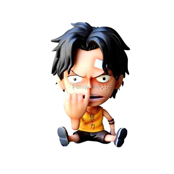14 Styles One Piece Zoro Luffy Sanji Anime Figure Ver. Robin Nami Brook Chopper PVC Car Decoration Figures Ace RANKY Usopp Model Fivean unisex