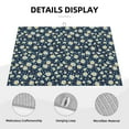 thumbnail image 3 of Yiaed Daisy Floral B Print Highly Absorbent Microfiber Kitchen Counter Mat, Dish Drying Pad for Dishes, Utensils, Pots and Pans, Large 18" x 24", 3 of 7