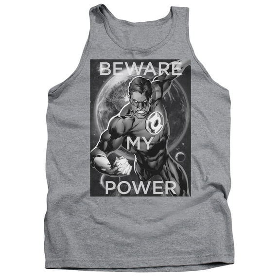 DC Comics Power Adult Tank Top Athletic Heather