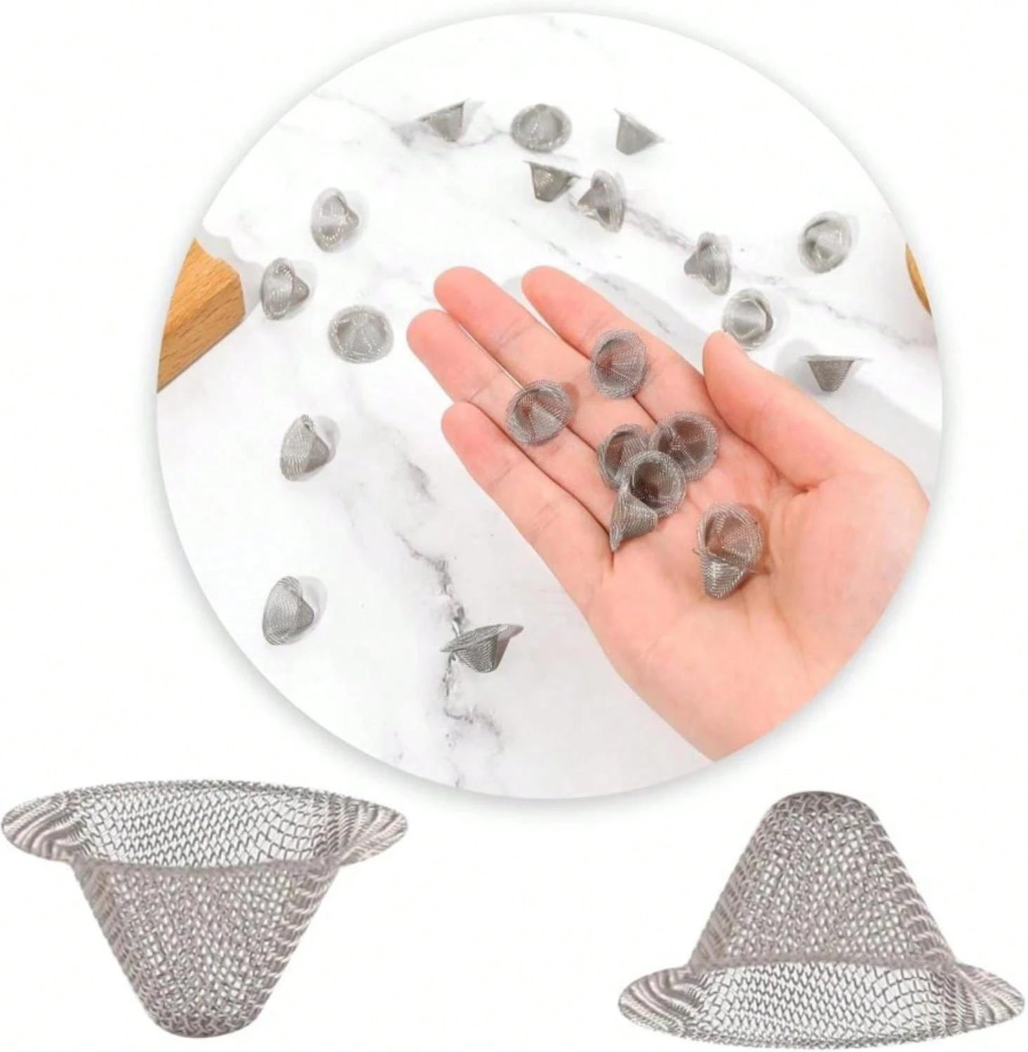 RyanYao!RyanYao Shop！ junyao ren 50 Pieces Pipe Screens 1 2 Inch Stainless Steel Bowl Screens Filters
